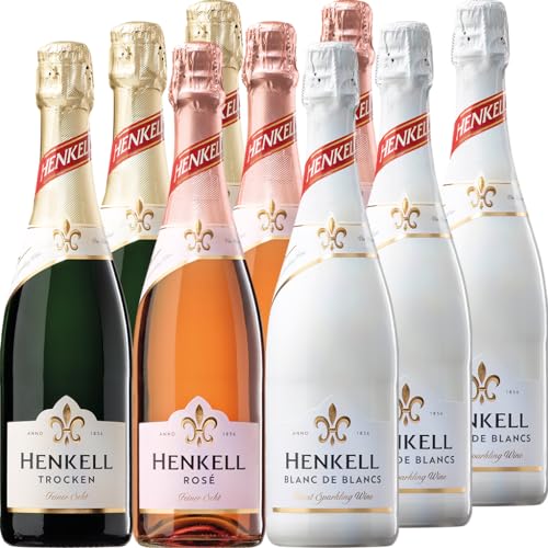 Mischpaket Henkell 3x Trocken, 3x Blanc de Blancs, 3x Rosé" 0,75 l von Henkell
