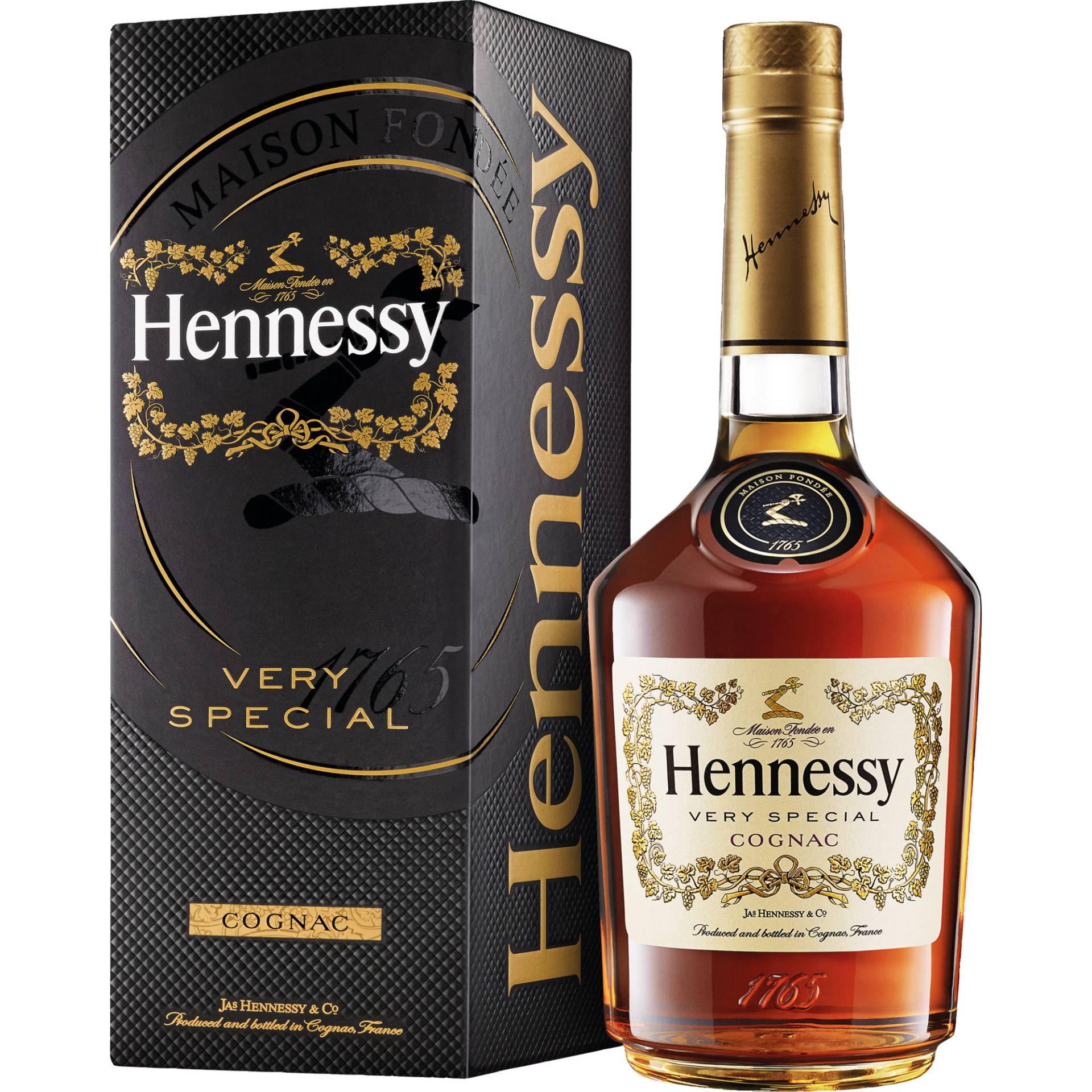 Cognac Hennessy VS, Cognac AOP, 0,7L, 40% Vol., Geschenketui, Cognac, Spirituosen von Hennessy Cognac, Cognac, France