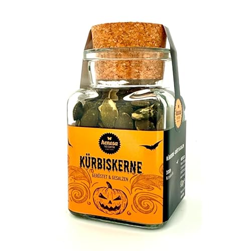 Halloween Kürbiskerne im Korkenglas von Henosa