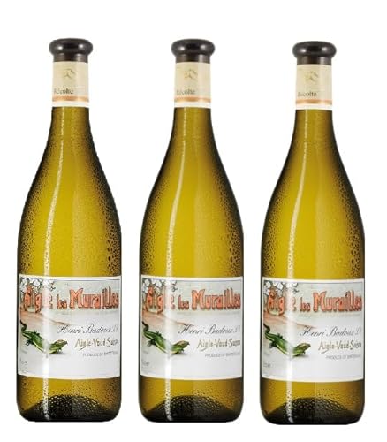 3x 0,75l - 2023er - Henri Badoux - Aigle Les Murailles - Chasselas - Chablais A.O.P. - Schweiz - Weißwein trocken von Henri Badoux