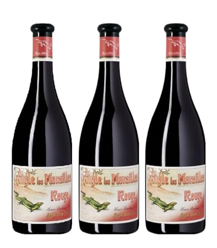 3x 0,75l - 2022er - Henri Badoux - Aigle Les Murailles Rouge - Pinot Noir - Schweiz - Rotwein trocken von Henri Badoux