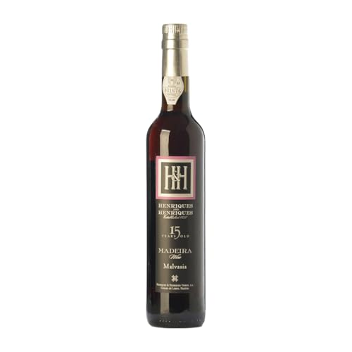 Henriques & Henriques Malvasia 15 Malvasía Madeira Medium Flasche 50 cl Verstärkter Wein von Henriques & Henriques