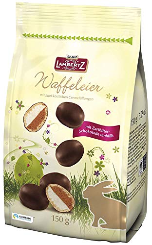 Lambertz Waffeleier vollschokoliert, mit Zartbitterschokolade 1200g 18er Pack von Henry Lambertz GmbH & Co. KG