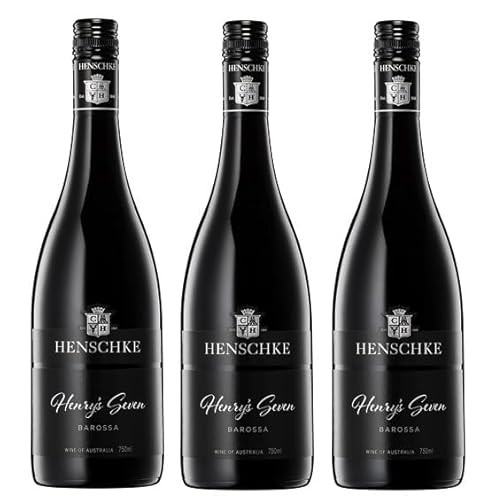 3x 0,75l - 2022er - Henschke - Henry's Seven - Barossa W.O. - Australien - Rotwein trocken von Henschke