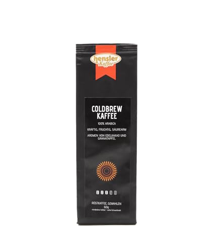 Hensler Kaffee Coldbrew Kaffee, 100% Arabica, 60g von Hensler Kaffee