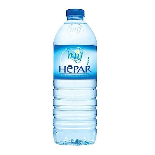 Natürliches Mineralwasser 1 L Hepar 6 x 1 litre von Hépar