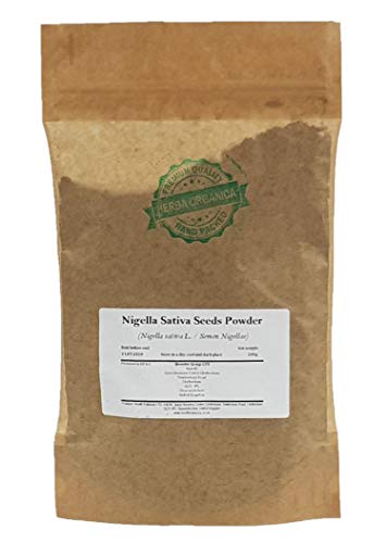 Echte Schwarzkümmel Sammen Pulver / Nigella Sativa L / Nigella Sativa Seeds Powder # Herba Organica # Schwarzkümmel (200g) von Herba Organica