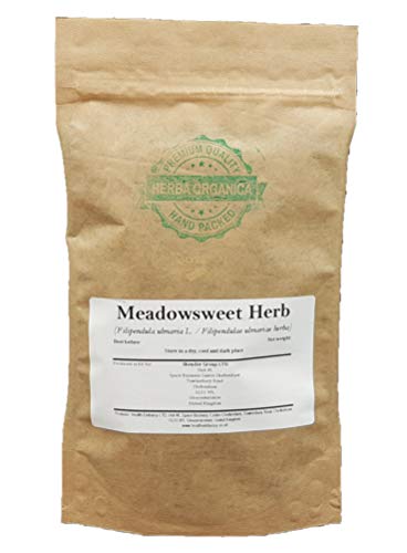 Herba Organica - Echte Mädesüß Kraut - Filipendula Ulmaria L - Meadowsweet Herb - Rüsterstaude, Bacholde (100g) von Herba Organica