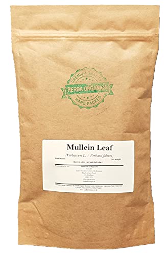 Herba Organica Königskerzenblätter Kräutertee - Verbascum L - Mullein Leaf Herbal Tea 50g von Herba Organica