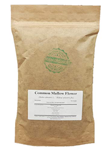 Herba Organica Malvenblüten Kräutertee - Malva Silvestris L - Common Mallow Flower Herbal Tea 50g von Herba Organica