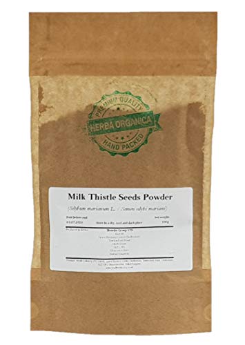 Herba Organica Mariendistelsamenpulver - Silybum Marianum L - Milk Thistle Seeds Powder 200g von Herba Organica