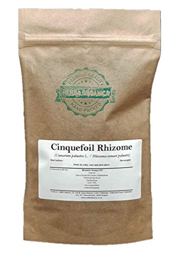 Herba Organica - Sumpf-Blutauge Rhizome Tee - Comarum Palustre L - Cinquefoil Rhizome Tea (50g) von Herba Organica