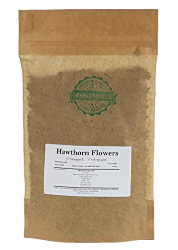 Herba Organica Weißdornblüten Kräutertee - Crataegus L - Hawthorn Flower Herbal Tea 50g von Herba Organica