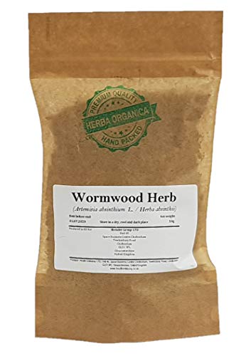 Herba Organica Wermutkraut Kräutertee - Artemisia Absinthium L - Wormwood Herb Herbal Tea 100g von Herba Organica