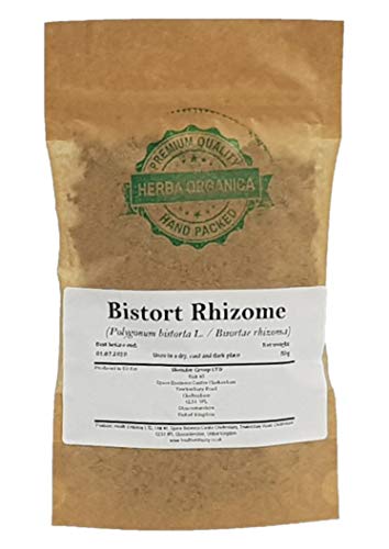 Schlangen-Knöterich Rhizome / Polygonum Bistorta L / Bistort Rhizome # Herba Organica # Wiesen-Knöterich (50g) von Herba Organica