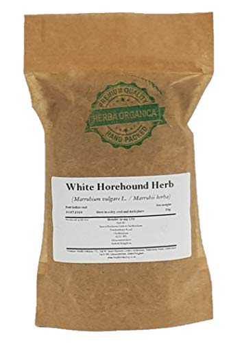 Weißer Andorn Kraut/Marrubium L/White Horehound Herb # Herba Organica # Helfkraut, Weißer Dorant, Mariennessel (50g) von Herba Organica