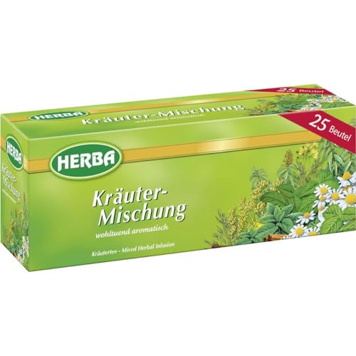 Herba Kräutermischung aromatischer Kräutertee mit Pfefferminze 37g von Herba