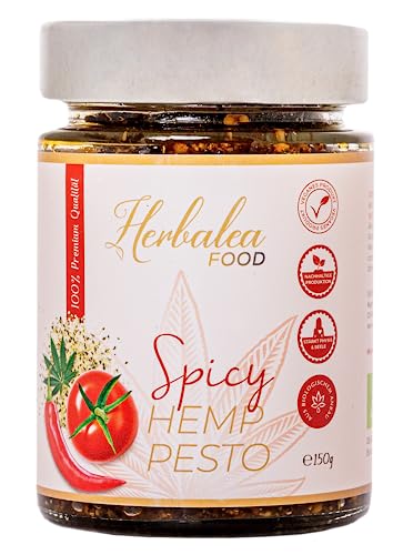 Herbalea I Bio-Hanfpesto Chili I 150g I vegan Bio von Herbalea