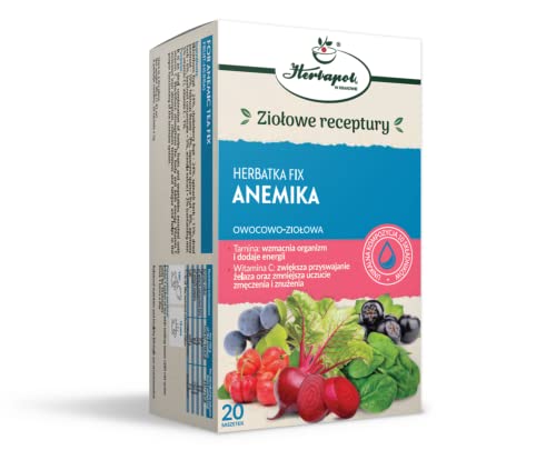 Herbapol w Krakowie Anemischer Tee Fix - Anemic Tea Fix, 20 Teebeutel von Herbapol w Krakowie SA