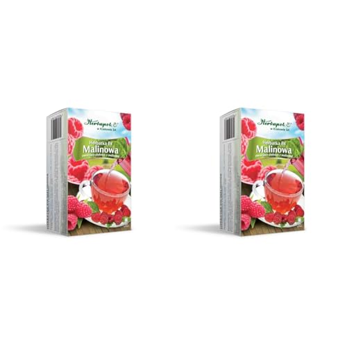 Herbapol w Krakowie Himbeertee fix, 20 Teebeutel - Raspberry Tea fix, 20 sachets (Packung mit 2) von Herbapol w Krakowie SA