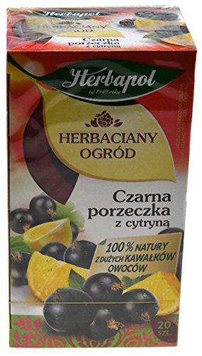 HERBAPOL Herbatka ziolowa czarna porzeczka z cytryna 20szt. 54g. / Tisane cassis / von Herbapol