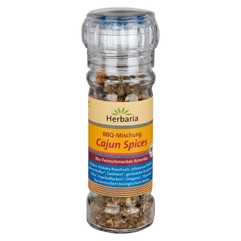 Bio Cajun Spices Mühle, 45g von Herbaria