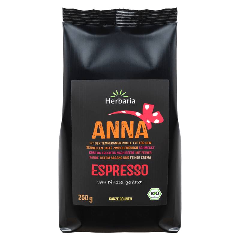Bio Espresso Anna ganz von Herbaria
