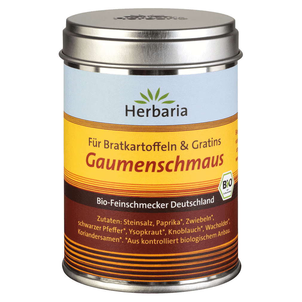 Bio Gaumenschmaus Bratkartoffelgewürz von Herbaria