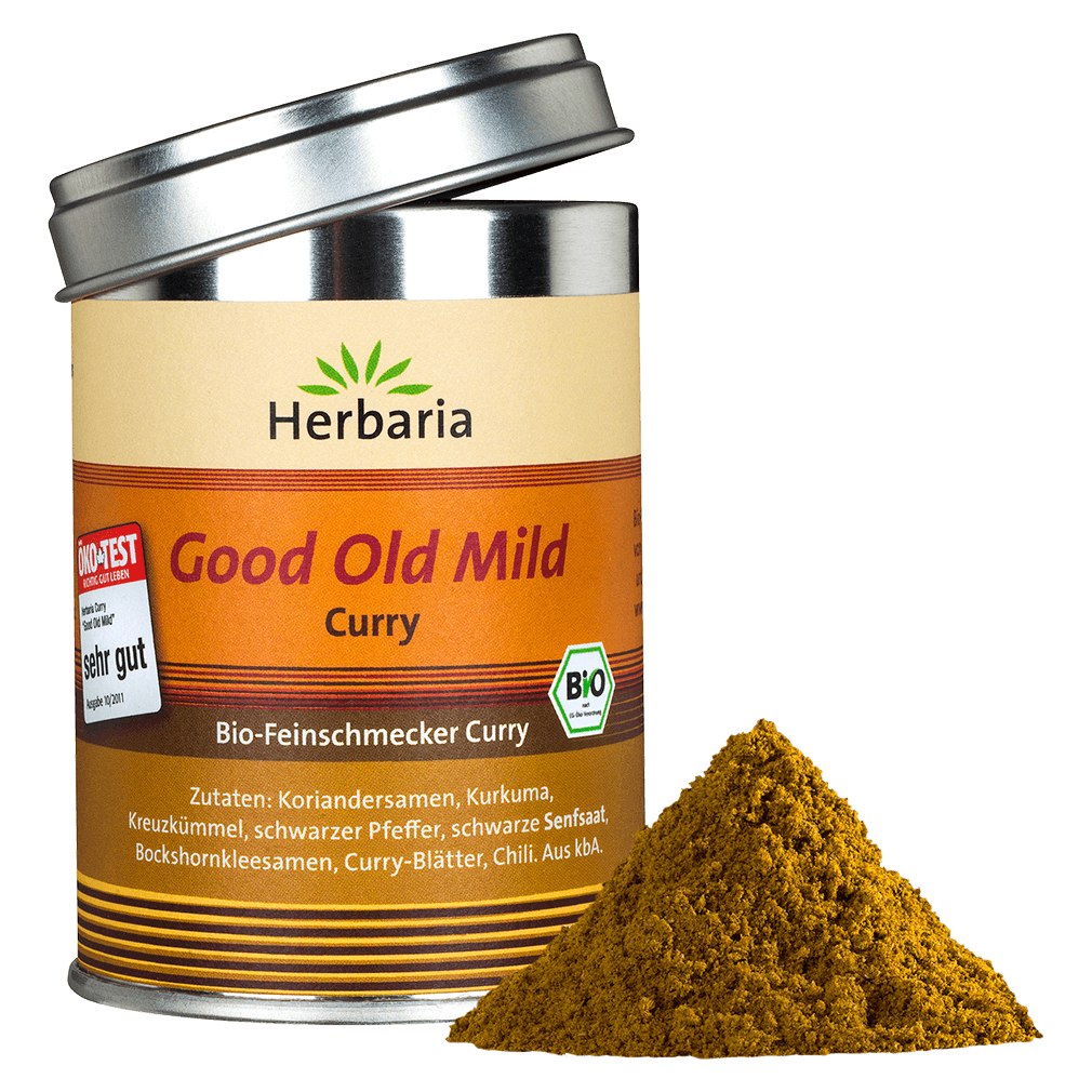 Bio Good Old Mild Curry, 80g von Herbaria