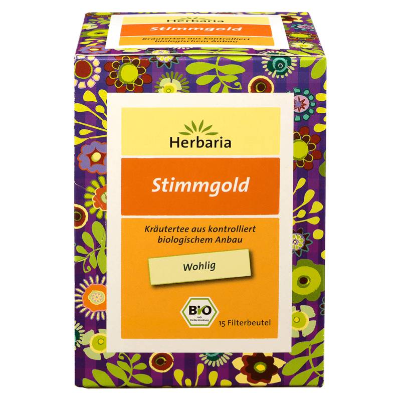 Bio Stimmgold Tee, 15 Filterbeutel von Herbaria