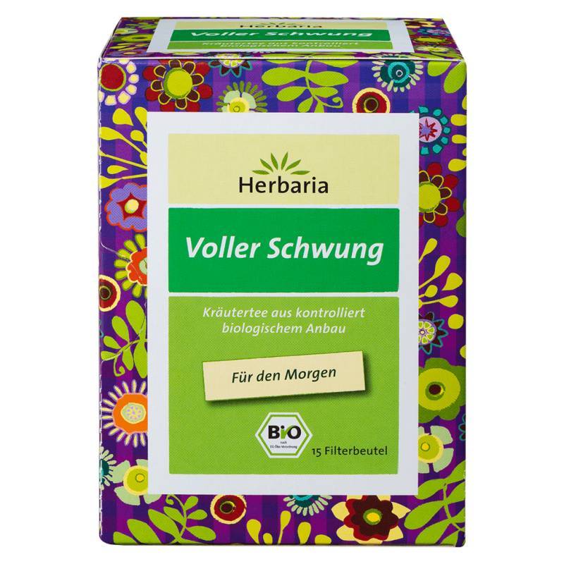 Bio Voller Schwung Tee, 15 Filterbeutel von Herbaria