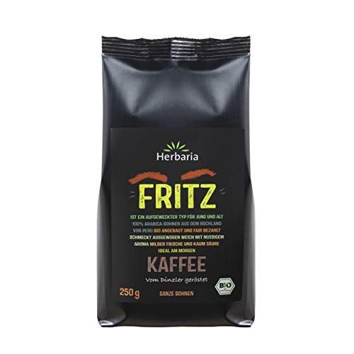HERBARIA - Fritz Kaffee ganz bio - 250 g von Herbaria