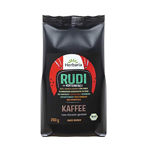 HERBARIA - Rudi Kaffee entkoffeiniert ganz bio - 250 g von Herbaria