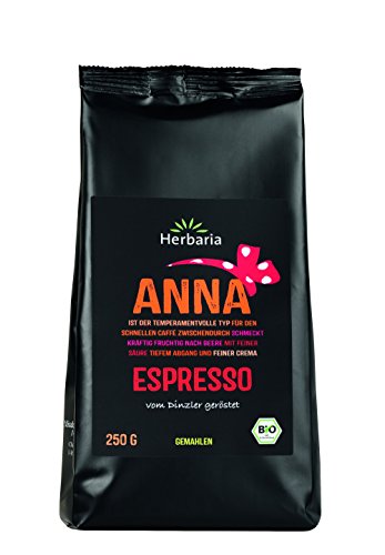 Herbaria BIO "Anna" Espresso gemahlen, 250 g von Herbaria