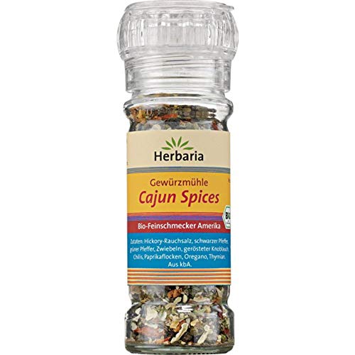 Herbaria Bio Gewürzmühle Cajun Spices (2 x 45 gr) von Herbaria