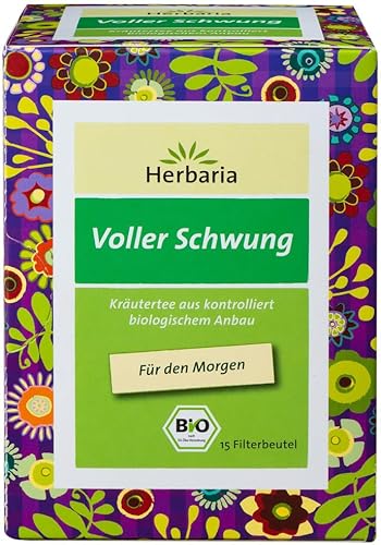 Herbaria Voller Schwung Tee bio 15 FB (6 x 24 gr) von Herbaria