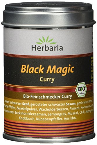 Herbaria "Black Magic" Curry, 80 g Dose von Herbaria