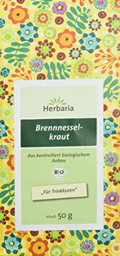 Herbaria Brennnesselkraut-Tee für Trinkkuren, 3er Pack (3 x 50 g) von Herbaria