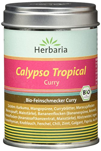 Herbaria "Calypso Tropical" Curry Bio, 85 g Dose von Herbaria