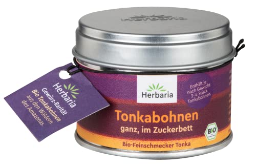 Herbaria Tonkabohnen im Zuckerbett, 2er Pack (2 x 50 g) von Herbaria