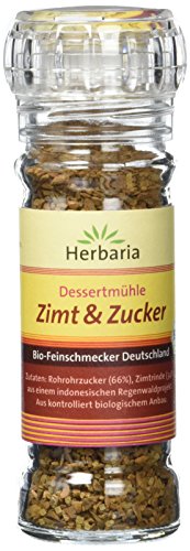 Herbaria "Zimt & Zucker", 1er Pack (1 x 70 g Glasmühle) - Bio von Herbaria