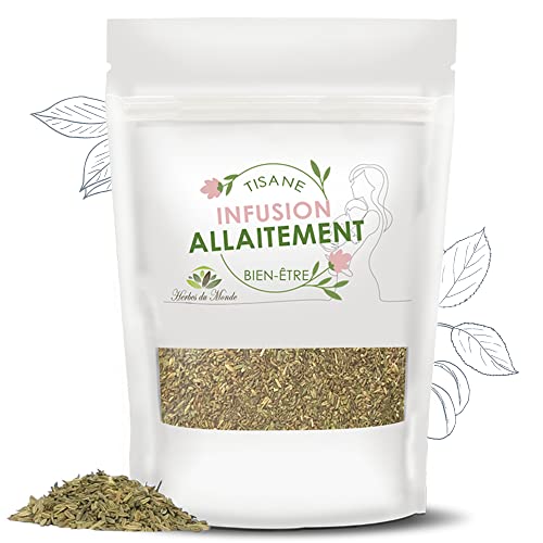 Herbes du Monde – BIO-Stillkräutertee – Moms' Ally – Bio-Bruststimulierende Infusion – 1 Beutel mit 100 g, AB-zertifiziert von Herbes du Monde