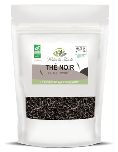 Herbes du Monde – Lapsang Souchong geräucherter Schwarztee mit unwiderstehlichem Geschmack – Tonisierender Detox-Aufguss – 1 Beutel mit 100 g von Herbes du Monde