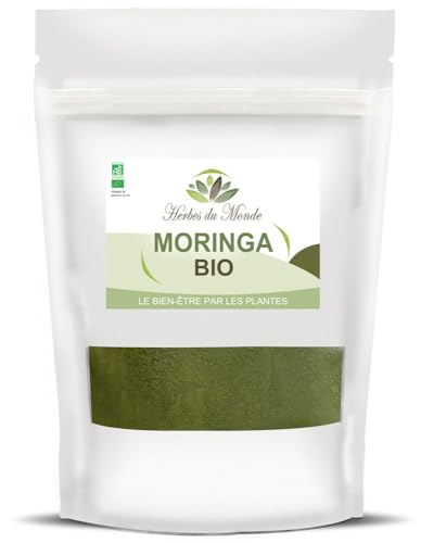 Moringa Organic Moringa Oleifera 100g Powder - Nutrition Natural - Vitamin C Rich Food Supplement von Herbes du Monde