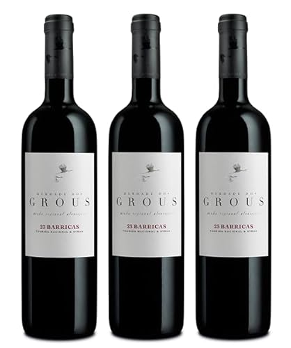 3x 0,75l - 2022er - Herdade Dos Grous - 23 Barricas - Vinho Regional Alentejano - Portugal - Rotwein trocken von Herdade Dos Grous