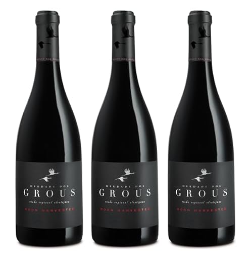 3x 0,75l - 2022er - Herdade Dos Grous - Moon Harvested - Vinho Regional Alentejano - Portugal - Rotwein trocken von Herdade Dos Grous