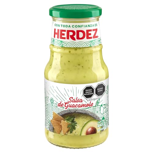 Guacamole-Sauce aus Mexiko, Glas 445g - Salsa de Guacamole HERDEZ 445g von Herdez