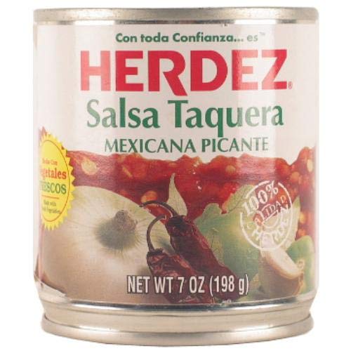 Herdez Salsa Taquera Tablett, 200 ml, 12 Stück von Herdez