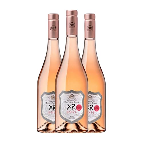 Marqués de Riscal XR Rosado Rioja Jung 75 cl Rosé-Wein (Karton mit 3 Flaschen von 75 cl) von Herederos del Marqués de Riscal