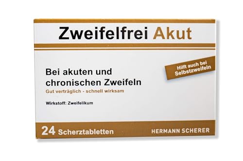 Zweifelfrei Akut Scherztabletten Schokolinsen von Hermann Scherer